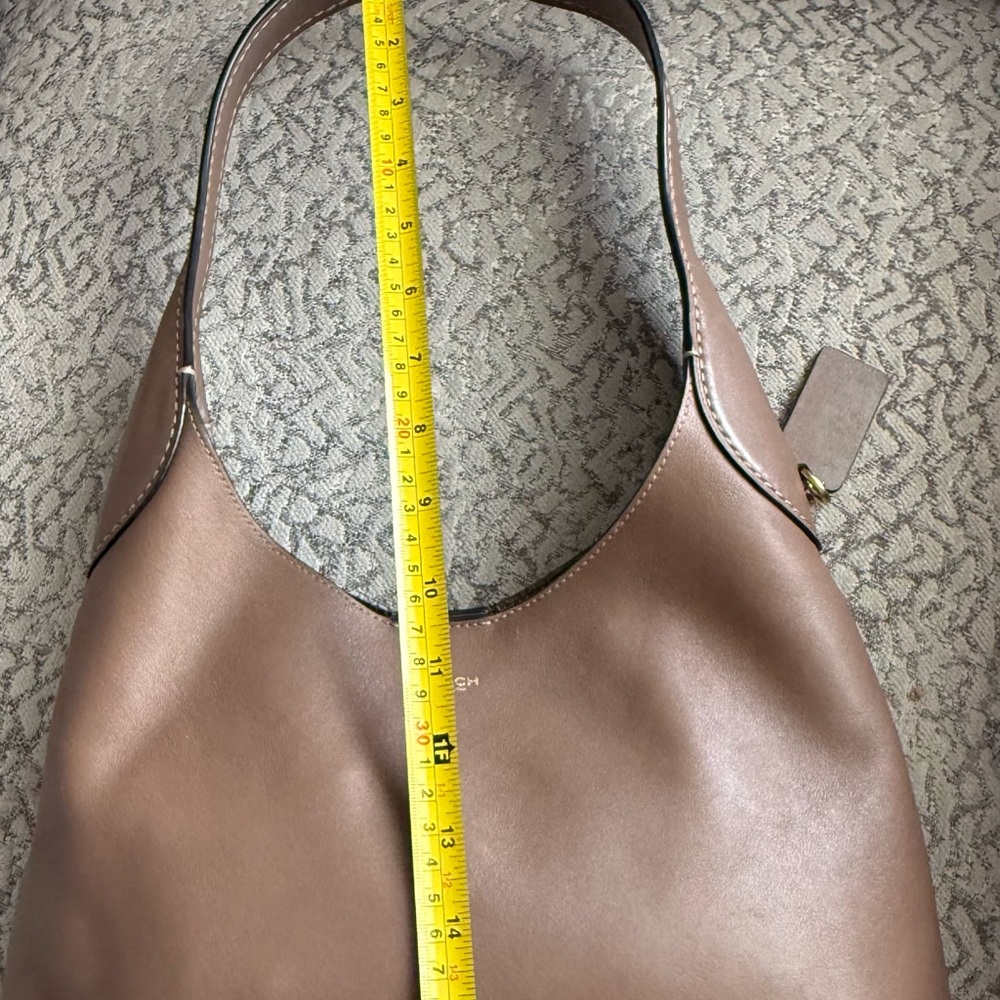 Coach  Brooklyn 28 Leather Bag - Stone - Picture 10 of 10